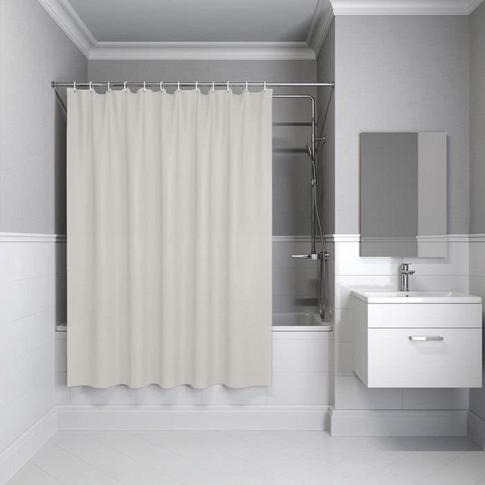 Штора для ванной Iddis (Иддис) 200x240 см полиэстер бежевый BL02P24i11