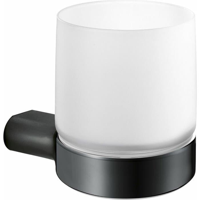 Стакан для зубных щеток Inda (Инда) Mito A2010NNE + R00100007 черный,настенный