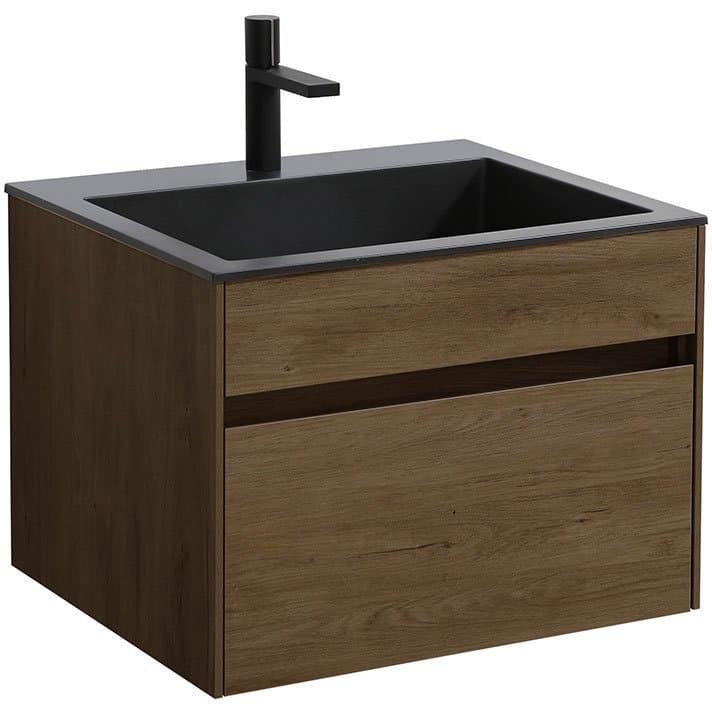 База под раковину Vincea (Винчея) Chiara VMC-2C600TO подвесная 1 выкатной ящик soft close T.Oak