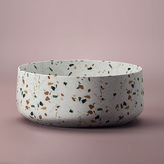 Раковина Artceram (Арткерам) Cogna настольная 42 см, цвет: light terrazzo COL001 89 00