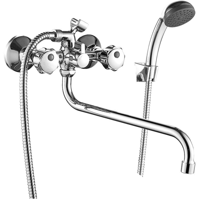 Смеситель для ванны Decoroom (Декорум) DR50 (DR50045R) хром
