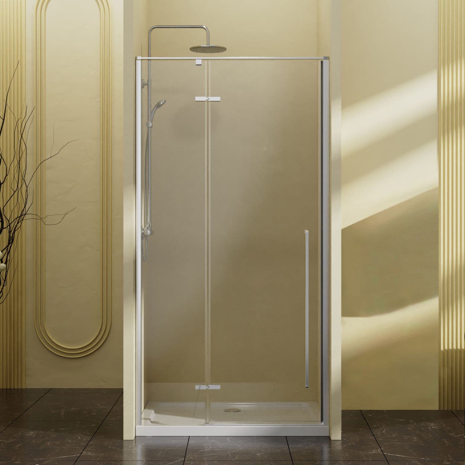 Душевая дверь Vincea (Винчея) Slim-N, 1000 мм, хром, стекло прозрачное VDPH-5SN100CL