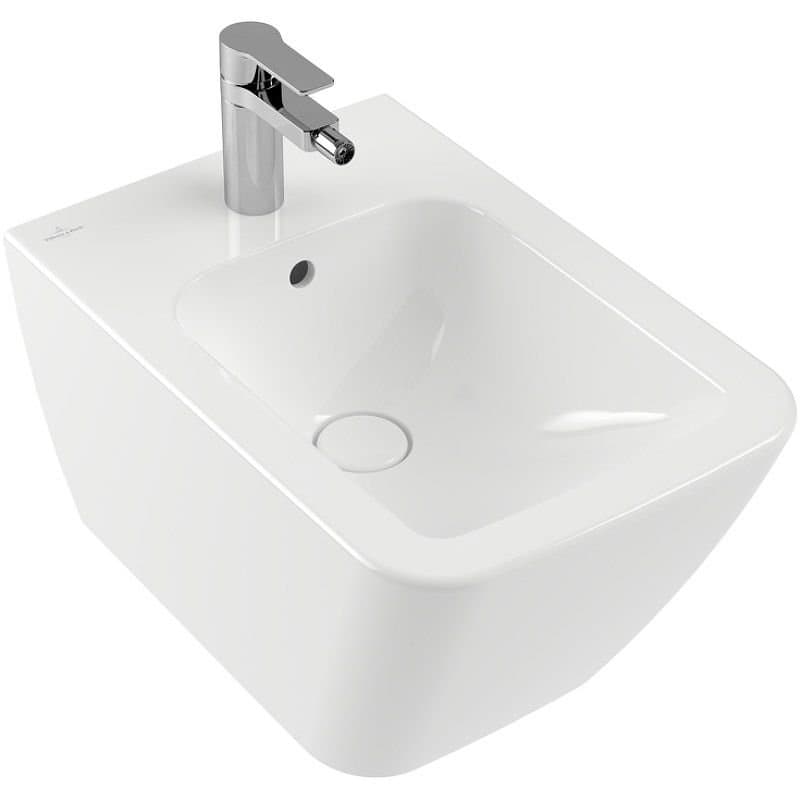 Биде Villeroy and Boch (Виллерой энд Бох) Finion покрытие CeramicPlus альпийский белый 446500R1