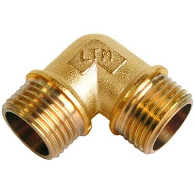 Угол латунный Elsen (Элсен) 90° 1″ НР-НР (EBF10.10)