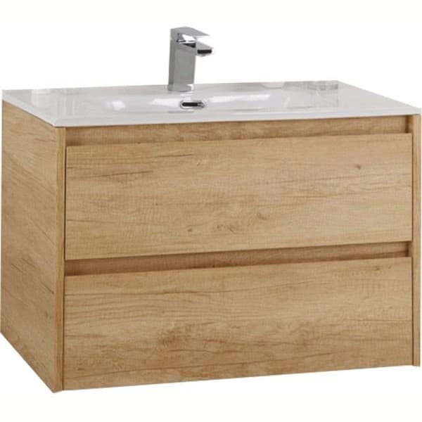 База под раковину подвесная BelBagno (Бельбагно) KRAFT 39 с двумя выкатными ящиками Rovere Nebrasca Nature 700х390x500 KRAFT 39-700/390-2C-SO-RNN