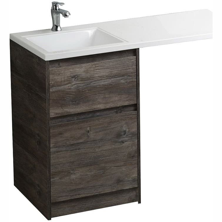 База под раковину напольная BelBagno (Бельбагно) KRAFT-LVD с двумя выкатными ящиками Pino Pasadena 580x480x855 KRAFT-LVD-580/1200-2C-PIA-PP