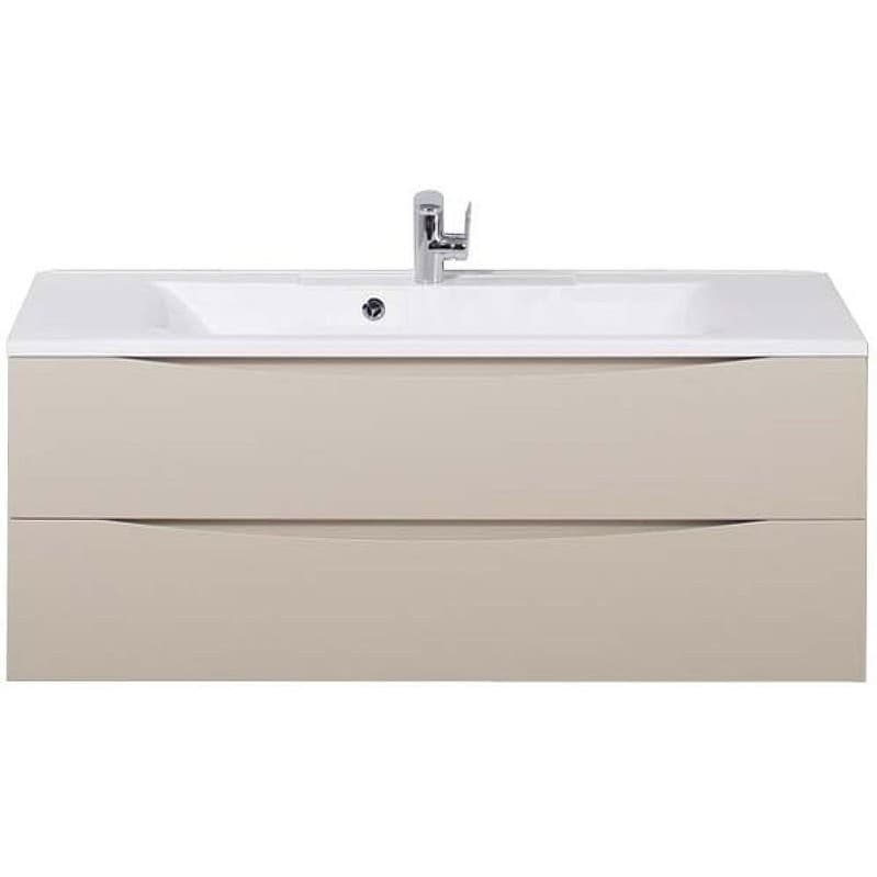 База под раковину подвесная BelBagno (Бельбагно) MARINO с двумя выкатными ящиками Crema Opaco 1200x450x500 MARINO-1200-2C-SO-CO-P