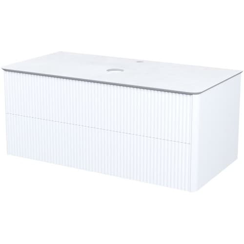 Тумба подвесная Iddis (Иддис) Aiger, со столешницей, 100 см, белый, AIG10W0i95K