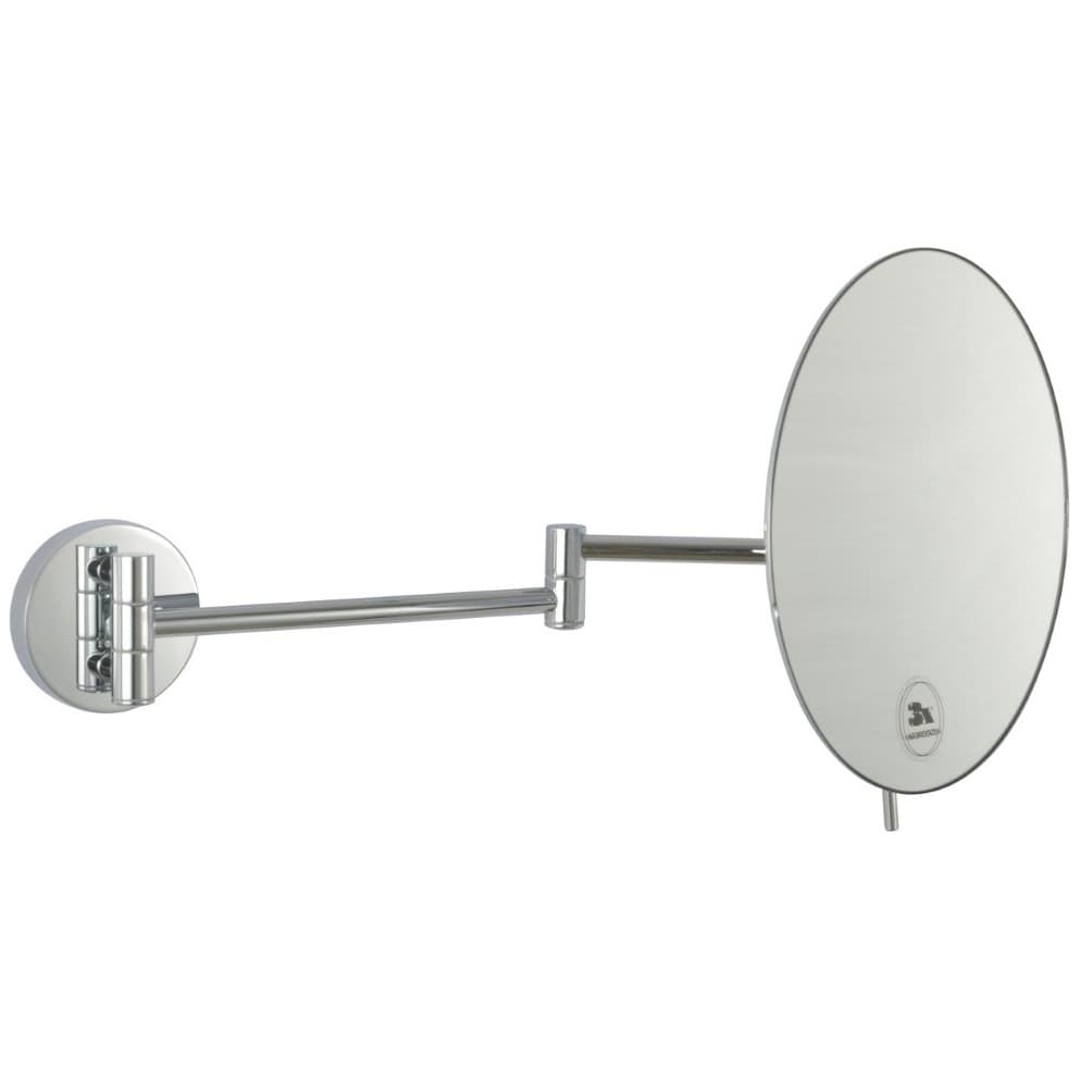 Зеркало Богеме CR Черный 20х38 508-CR, Boheme Chrome круглое
