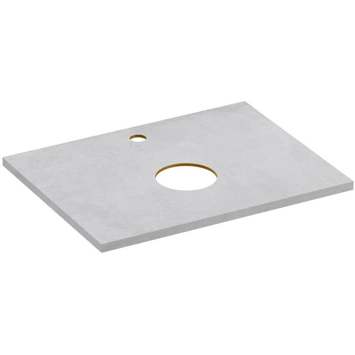 Столешница Cersanit (Церсанит) Stone из керамогранита Balance 60x45x2 серый матовый (64185)