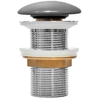 Выпуск для умывальника Iddis (Иддис) Optima Home без перелива серый матовый OPHGM00i88