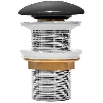 Выпуск для умывальника Iddis (Иддис) Optima Home без перелива черный матовый OPHBM00i88