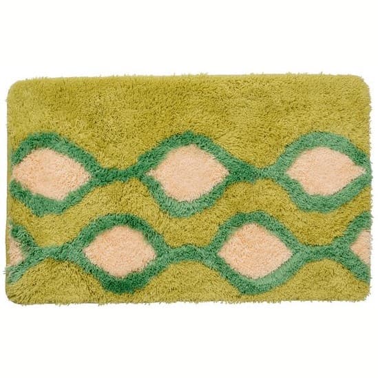 Коврик для ванной комнаты Iddis (Иддис) Promo 50х80 см Curved Lines green 402A580i12