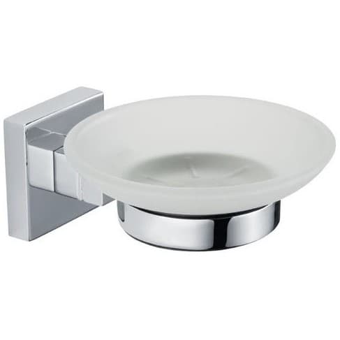 Мыльница стеклянная Fixsen (Фиксен) Metra FX-11108 Хром