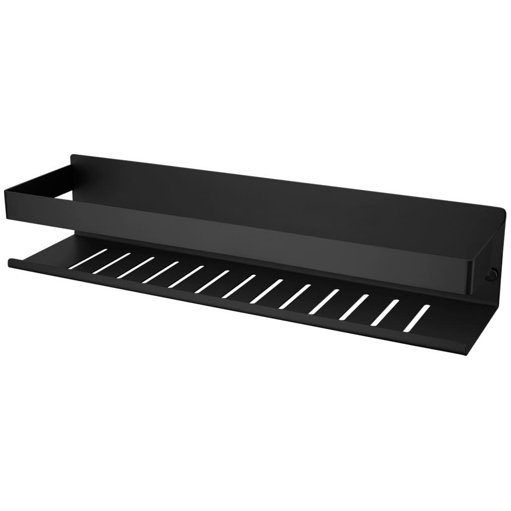 Полка Рагло R340 черная 400х100х80 мм R340.03.06, Raglo прямая 400 мм