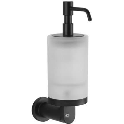 Дозатор для жидкого мыла Gessi Emporio (Гесси Емпорио), подвесной, сатинированное стекло, Черный матовый, 38815№ 299