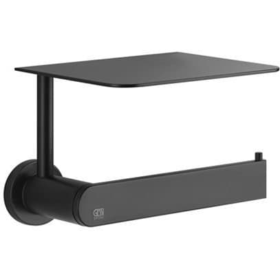 Держатель для туалетной бумаги Gessi Emporio (Гесси Емпорио), с крышкой, подвесной, Черный матовый, 38855№ 299