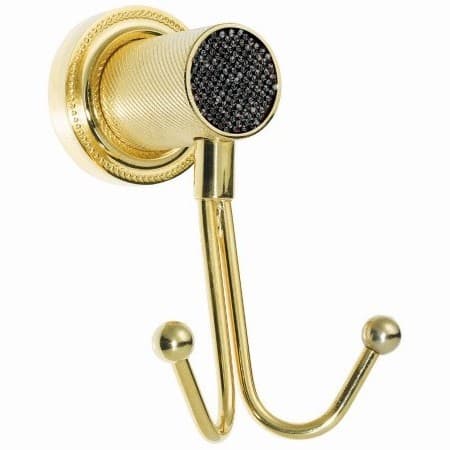 Крючок двойной Богеме Royal Cristal Золото 10926-G-B, Boheme ROYALE BLACK GOLD