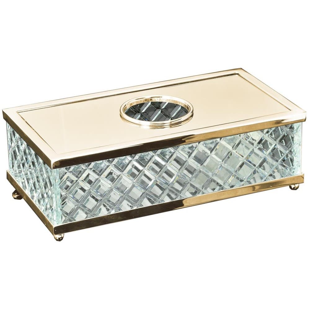 Держатель для салфеток Богеме Murano Cristal Золото 10232, Boheme Crystal Luxury Options