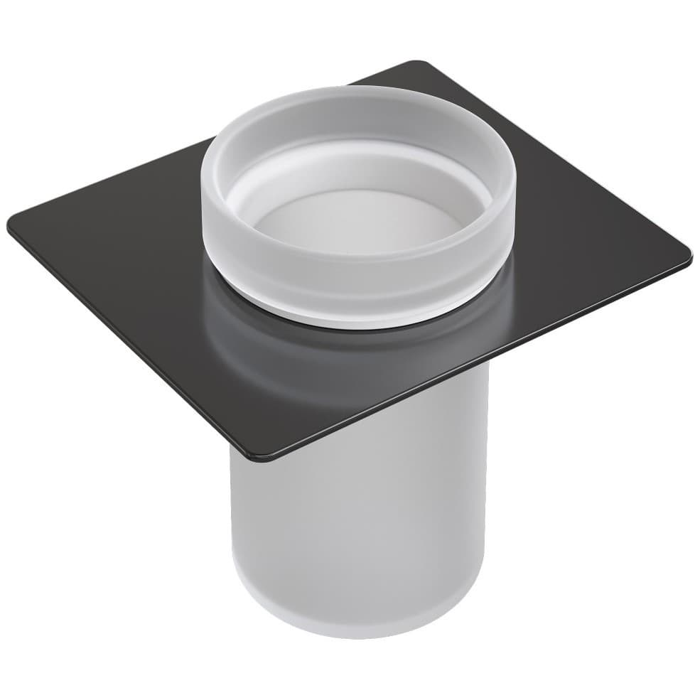 Стакан для зубных щеток Богеме Space Антрацит 10966-SGM-TUM, Boheme Shiny gunmetal