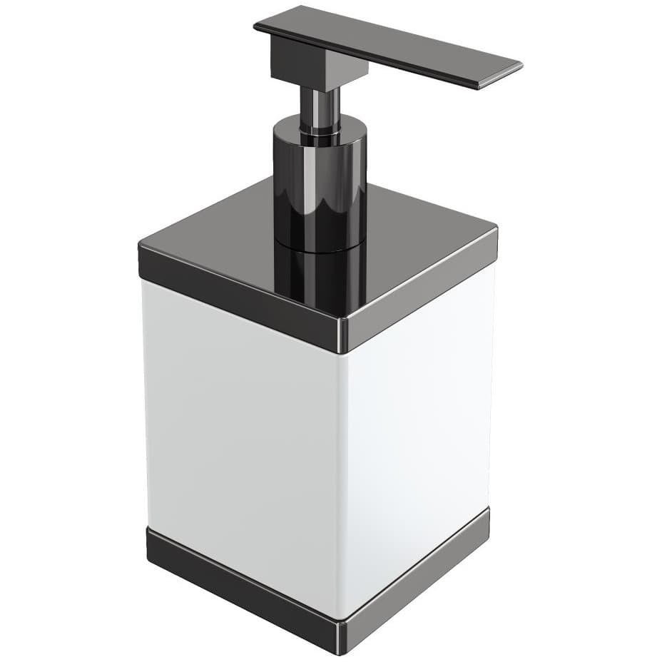 Диспенсер Богеме настольный Qubic Shine Gun Metal 10969-SGM, Boheme