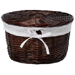 Плетеная корзина с крышкой Wasserkraft (Васеркрафт) WB-530-L 9062284 34 х 34 х 21 см