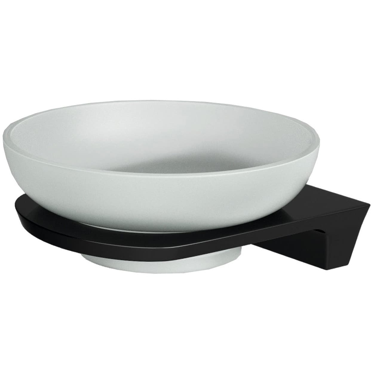 Мыльница Wasserkraft (Васеркрафт) Glan K-5129 черный глянец
