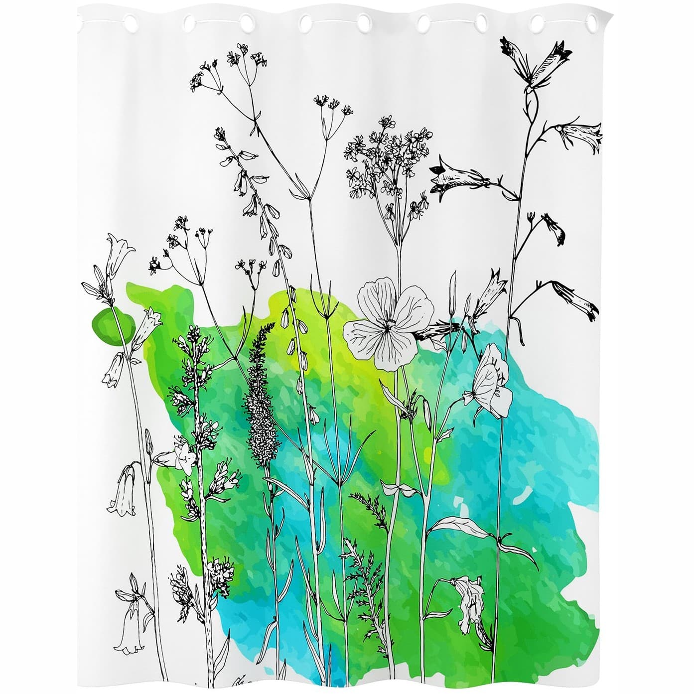 Шторка для ванной Wasserkraft (Васеркрафт) Dill SC-39103