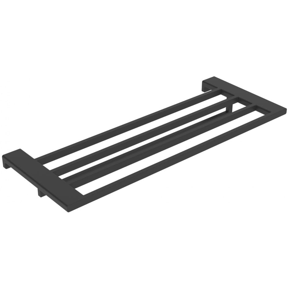 Держатель полотенец Vieir (Виеир) V5220-C с полкой, черный