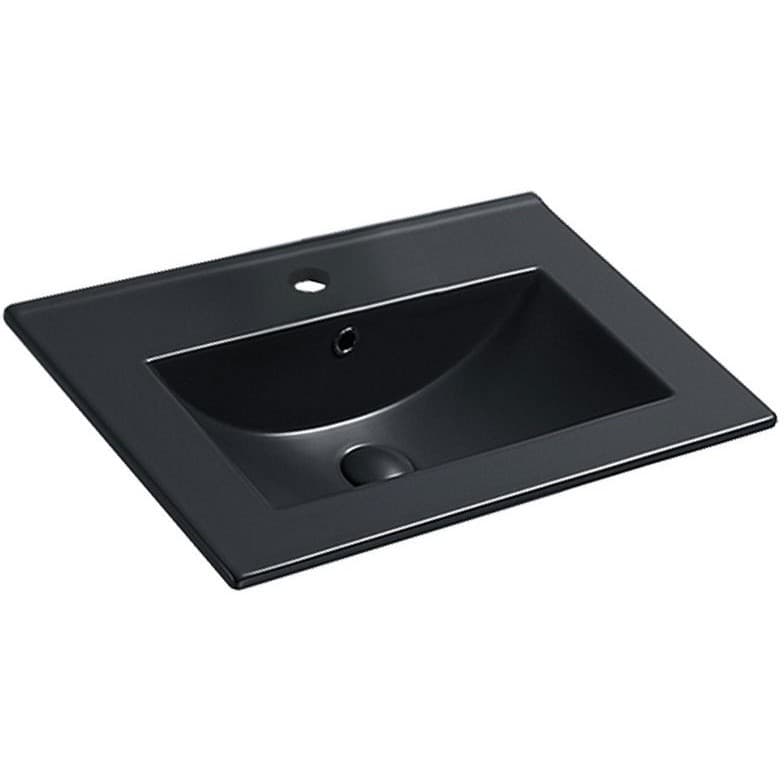 Раковина керамическая Vincea (Винчея) VBS-13960MB, цвет черный матовый