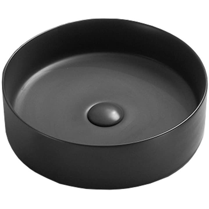 Раковина керамическая Vincea (Винчея) VBS-216MA, 394х394х115, накладная, цвет антрацит матовый