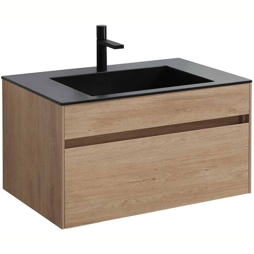 База под раковину Vincea (Винчея) Chiara VMC-2C800NO подвесная 1 выкатной ящик soft close N.Oak
