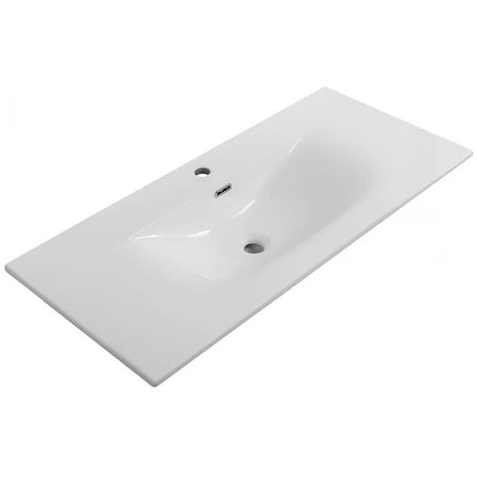Керамическая раковина BelBagno (Бельбагно) BB-8099-3-100, 1010x400x170 белый