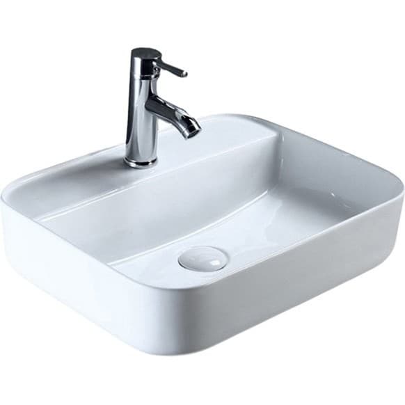 Раковина керамическая BelBagno (Бельбагно) BB1321 500х390х135 накладная, цвет белый