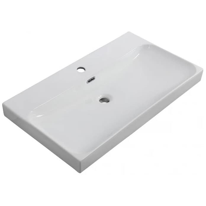 Керамическая раковина BelBagno (Бельбагно) BB-8078-80, 810x460x140 белый
