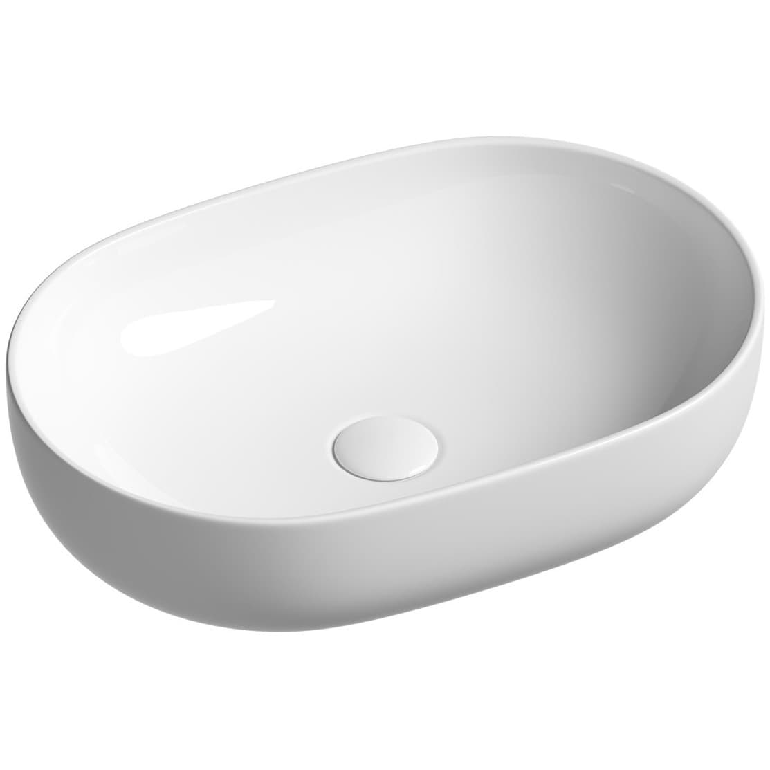 Раковина Ceramicanova (Керамиканова) Element накладная 135х600х415 мм CN6047 Белый