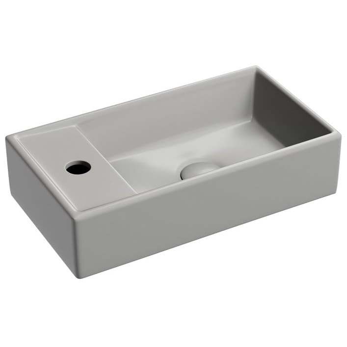 Раковина Ceramicanova (Керамиканова) Element подвесная 100х417х217 мм CN6051RMH Антрацит Матовый
