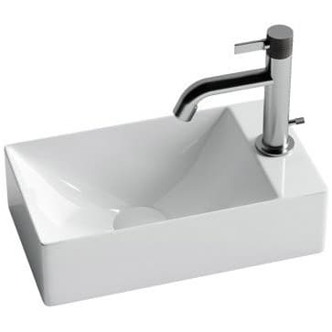 Раковина Ceramicanova (Керамиканова) Element подвесная 100х375х215 мм CN5007 Белый