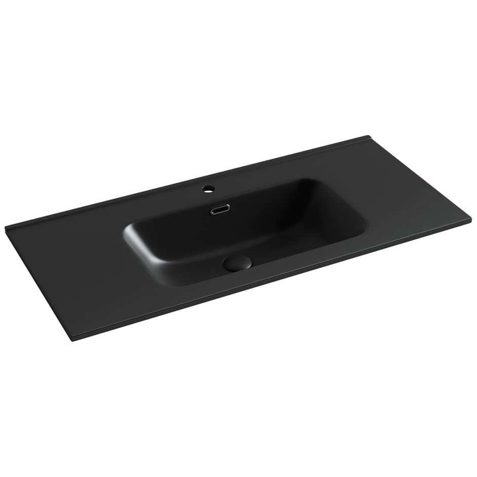 Раковина Ceramicanova (Керамиканова) Element накладная 180х1010х465 мм CN7003MB Черный матовый