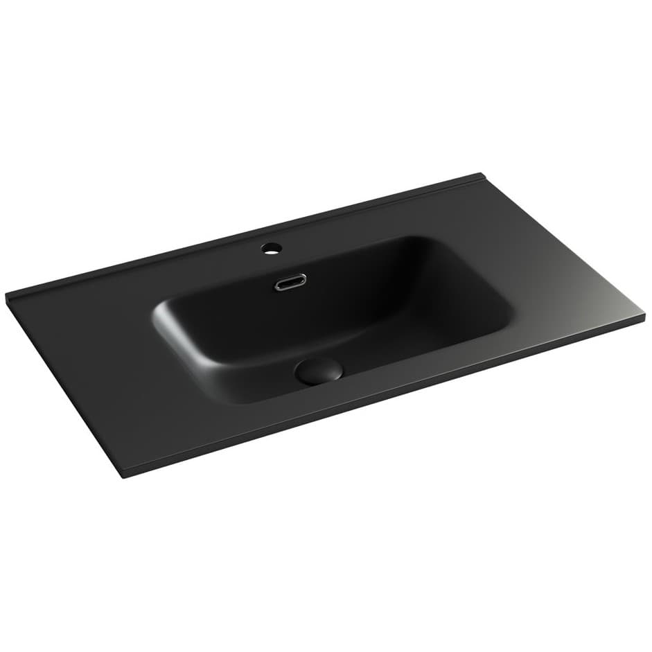 Раковина Ceramicanova (Керамиканова) Element накладная 180х810х465 мм CN7005MB Черный матовый
