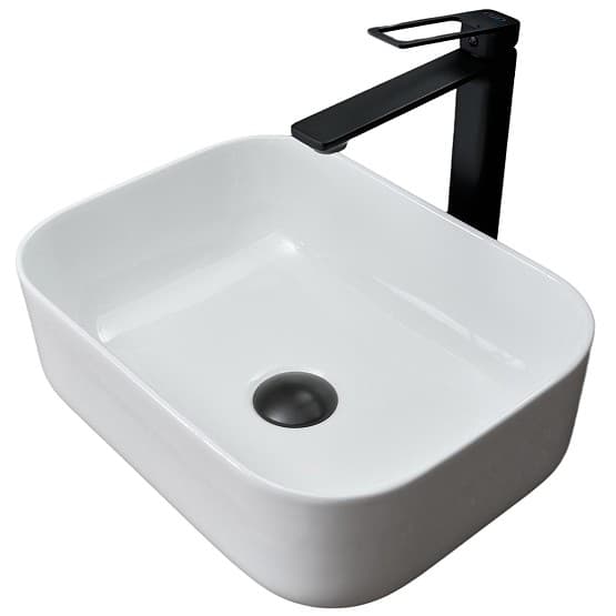 Раковина накладная Gid Geomtrico 40x30x13см, N1335 51238, белый