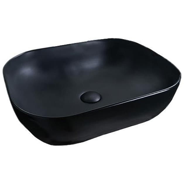Раковина накладная Gid Geomtrico 50x40x14см, Bm1302 53348, черный матовый