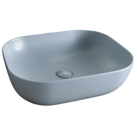 Раковина накладная Gid Geomtrico 50x40x14см, Gm1302 53336, сСерый матовый