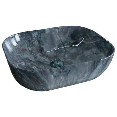 Раковина накладная Gid Geomtrico 50x40x14см, K397G124 54401, под камень глянцевый