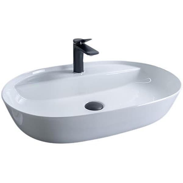 Раковина накладная Gid Lago 61x41x14см, D1346 51194, белый