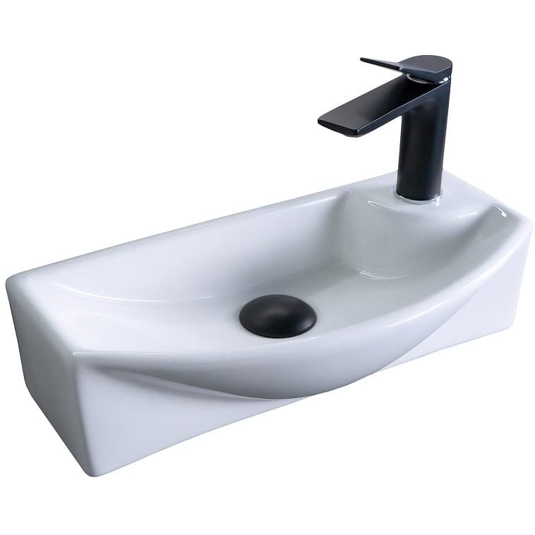 Раковина подвесная Gid Suspendido 45.5x22x13см, 7946L 61120, белый