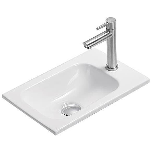 Раковина встраиваемая сверху Gid Integrado 40.5x26x10см, N3340 71170, белый
