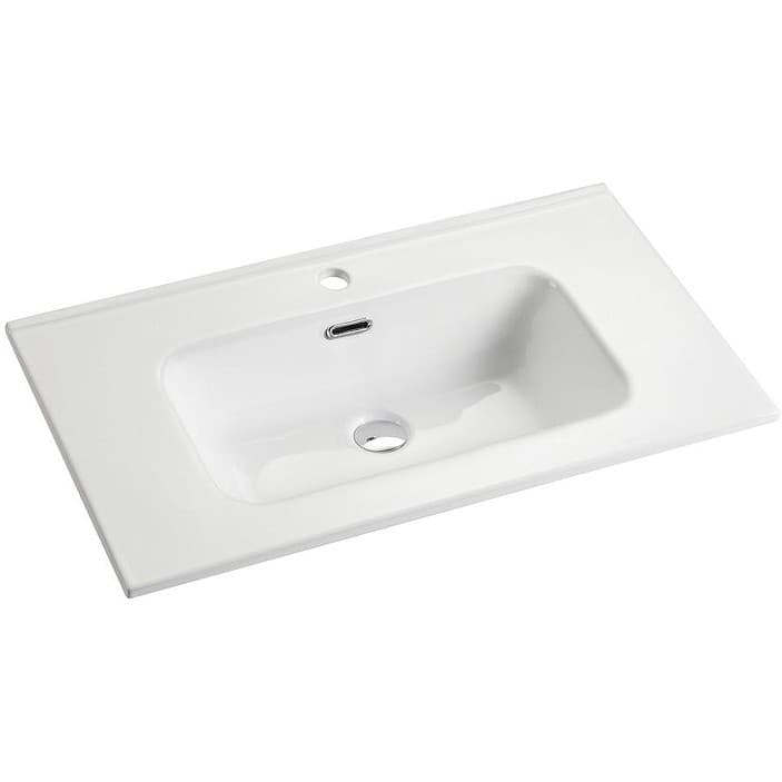 Раковина встраиваемая сверху Gid Integrado 91x46.5x17см, 9090s 71158, белый