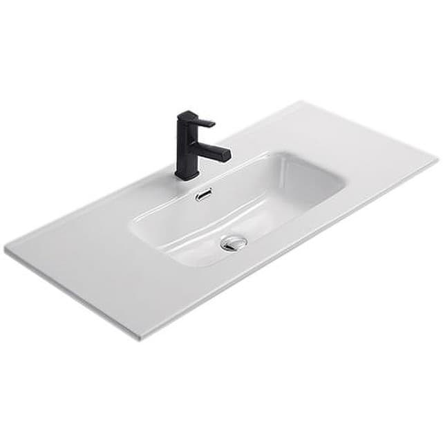 Раковина встраиваемая сверху Gid Integrado 101.5x46.5x17см, 9010s 71159, белый