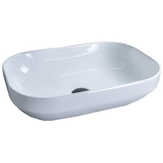 Раковина накладная Gid Lago 50x36x14.5см, D1468 51195, белый